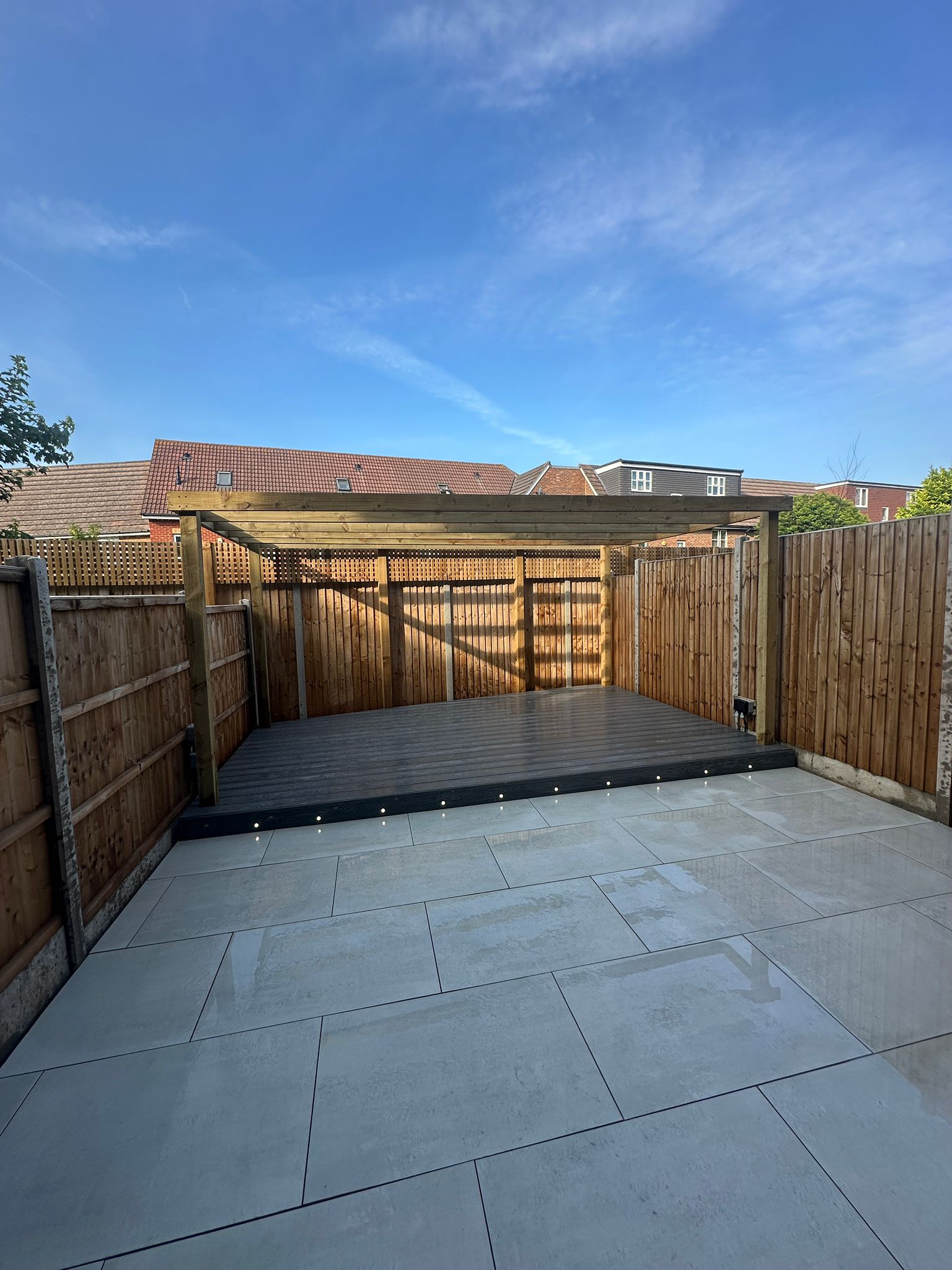 Garden landscaping project by SwiftFix London.
